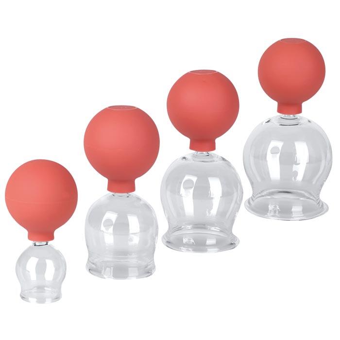 Schr�pfgl�ser mundgeblasen mit Gummiball