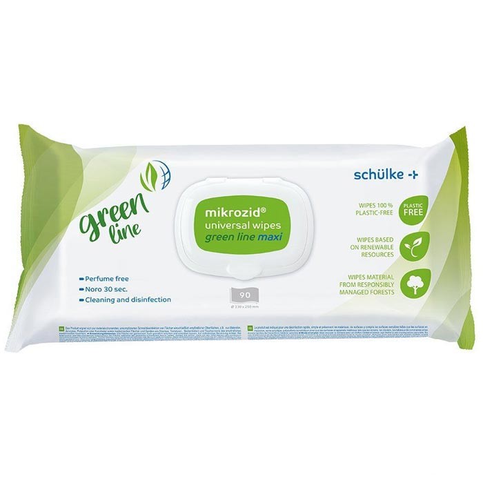 Schlke mikrozid universal wipes green line maxi 