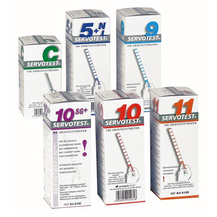 Servotest Urinteststreifen