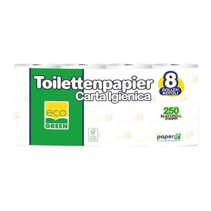 Toilettenpapier Paperdi  ECOGREEN 2-lagig weiss