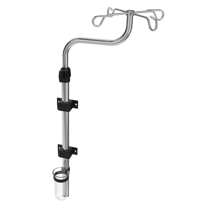 Wand-Infusionshalter gebogen