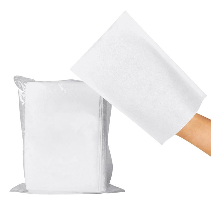 servocare Einweg Waschhandschuh aus Molton naturfarben