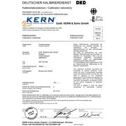 DKD Kalibrierschein 963-128
