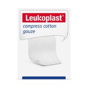 Leukoplast compress cotton gauze unsteril 8-fach 