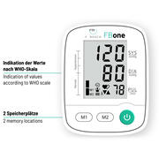 FBone Digitales Oberarm-Blutdruckmessger�t 