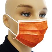 Einmal-Mundschutz orange