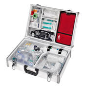 Slider-Produktbild zu EuroSafe� II Notfallkoffer gef�llt 1 Liter O2 mit Ampullenetui   