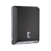 Auf diesem Bild sehen Sie das Slider-Produktbild zu Falthandtuchspender mit Soft-Touch Oberflche schwarz