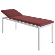 Liege ATTENDOS CLASSIC Breite 80 cm EKG Polsterfarbe Purpurrot RAL 3004