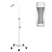 Slider-Produktbild zu Luxamed LED Untersuchungsleuchte WEISS mit Handgriff 