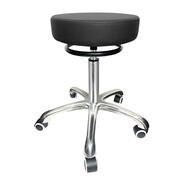 Kategoriebild zu Rollhocker schwarz mit Aluminiumfu 