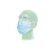 Auf diesem Bild sehen Sie das Kategoriebild zu Suavel Protec OP-Gesichtsmaske 3-lagig Typ IIR blau (VPE: 50 Stk.)