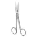 Chirurgische Schere gebogen 14,5 cm spitz - spitz