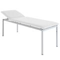 Liege ATTENDOS CLASSIC Breite 65 cm Polsterfarbe Grauwei RAL 9002