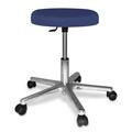 Rollhocker Alu Polster DUNKELBLAU